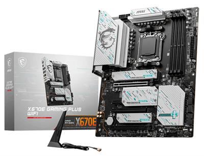 MSI X670E GAMING PLUS WIFI AMD AM5 DDR5 ATX Motherboard