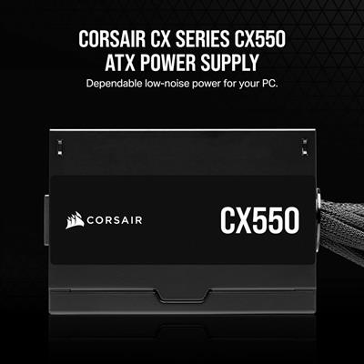 Corsair CX Series CX550 - 550 Watt 80 PLUS Bronze ATX Power Supply