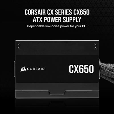 Corsair CX Series CX650 – 650 Watt 80 PLUS Bronze ATX Power Supply