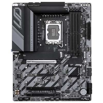 Gigabyte Z890 UD Intel LGA1851 | AI Perfdrive, 4*DDR5 with XMP, PCIe EZ-Latch, Friendly UI, 4*M.2 slots, Efficient Thermal, Fast Networking
