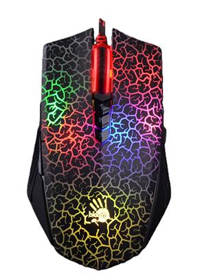 Bloody A70 Light Strike - Ultra Core Activated, Drag Click Butterfly Click Gaming Mouse | Black Crack