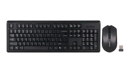 A4Tech 4200NS Wireless Keyboard & Mouse Combo - Black