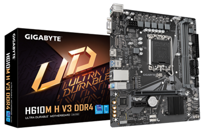 Gigabyte H610M H V3 DDR4 Intel LGA1700 MicroATX Motherboard