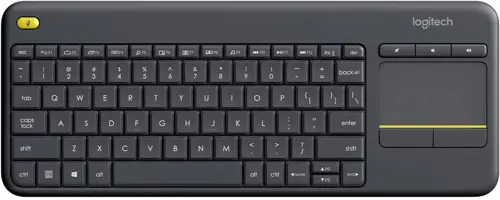 Logitech K400 Plus Wireless Touch Keyboard With Easy Media Control and Built-in Touchpad