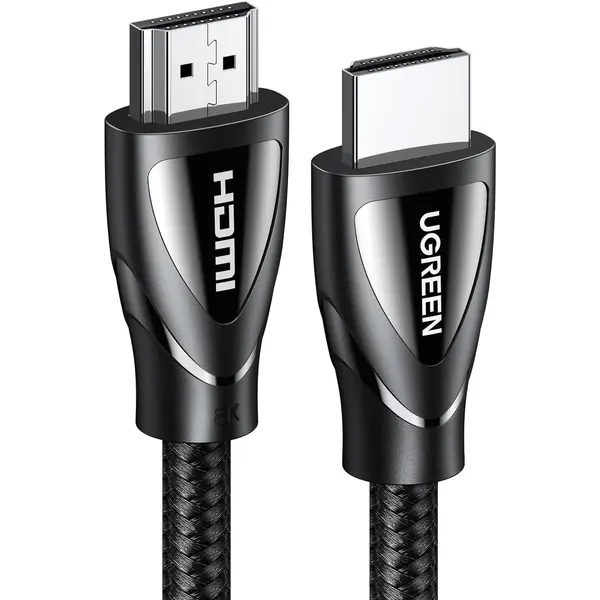 UGREEN 80404 8K HDMI Cable 2.1 48Gbps Ultra High Speed Braided HDMI Cable, 3M | Black