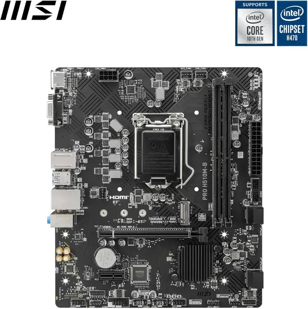 MSI PRO H510M-B Intel LGA1700 DDR5 MicroATX Motherboard
