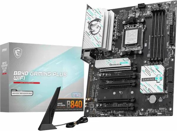 MSI B840 GAMING PLUS WIFI AMD AM5 DDR5 ATX Motherboard