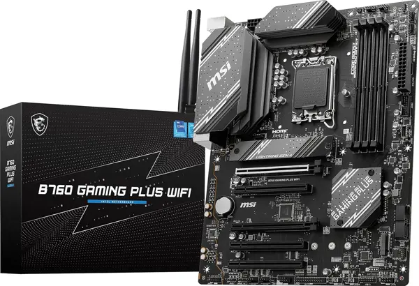 MSI B760 GAMING PLUS WIFI Intel LGA1700 DDR5 ATX Motherboard