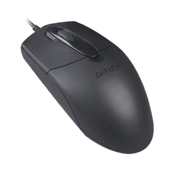A4Tech OP-730D Wired USB Mouse - Black | 2X Button