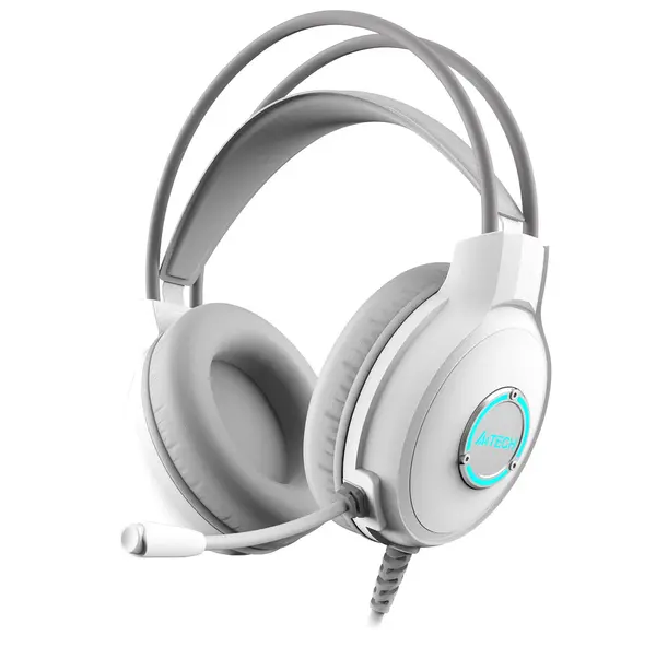 A4Tech FH300U Fstyler Neon Illuminate USB Stereo Headset - White