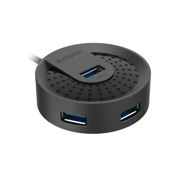 A4Tech HUB-30 USB 3.0 4-Ports HUB, with Micro USB Power Input Port