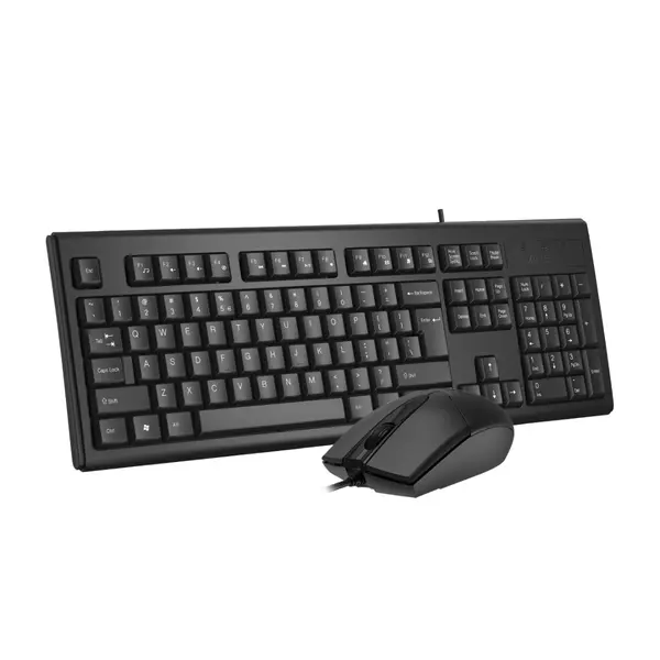 A4Tech KR-8355S ComfortKey FN Desktop Keyboard & Mouse | Black