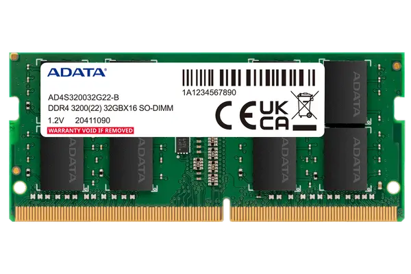 ADATA RAM DDR4/SO-DDR4 3200 U-DIMM/SO-DIMM - 8GB/16GB/32GB | Malaysia