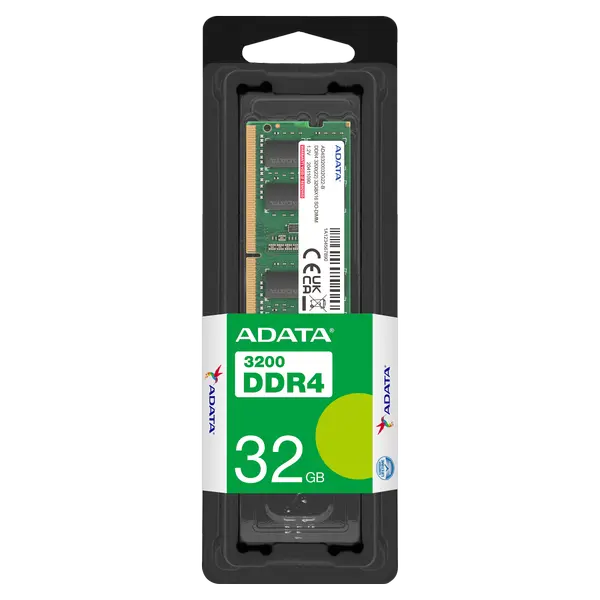 ADATA 32GB DDR4 3200MHz SO-DIMM Laptop RAM - AD4S320032G22-SGN