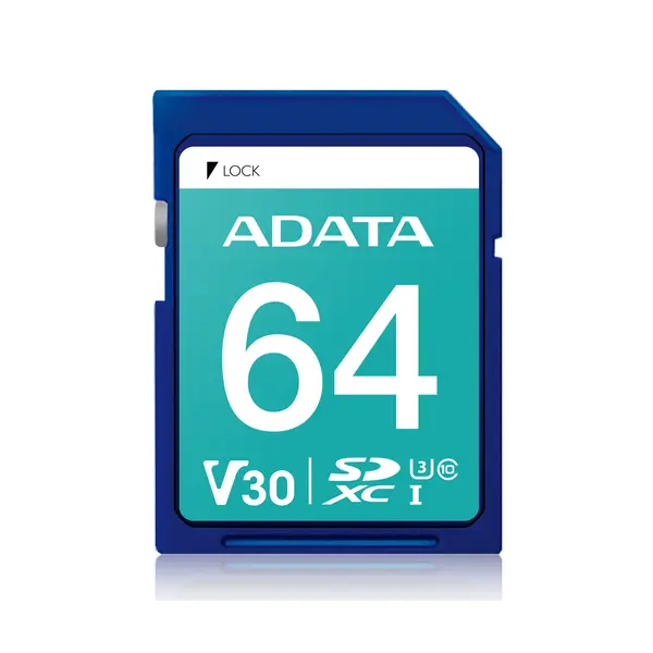 ADATA Premier Pro 64GB SDXC UHS-I U3 Class 10 Memory Card