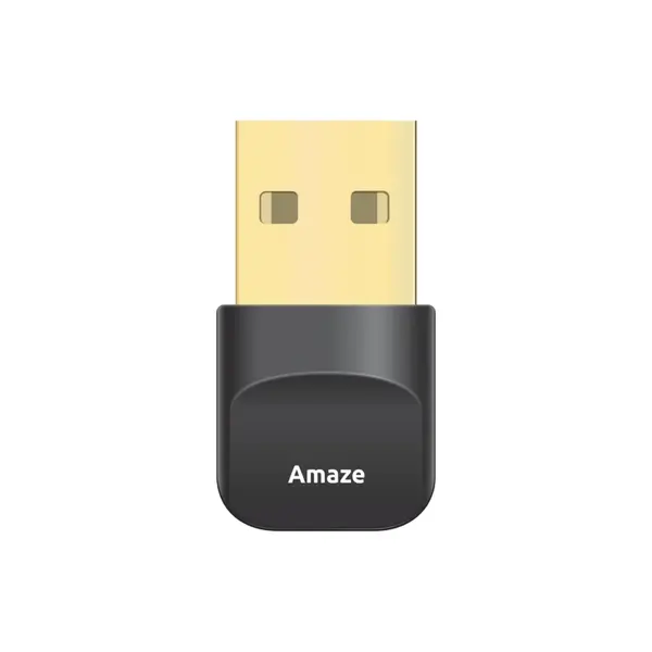 Amaze A5 V5.3 USB Bluetooth Adapter, 2.4GHz Frequency, Up To 20 Meters Range