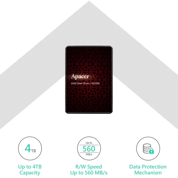 Apacer AS350X 256GB 2.5 SATA III SSD