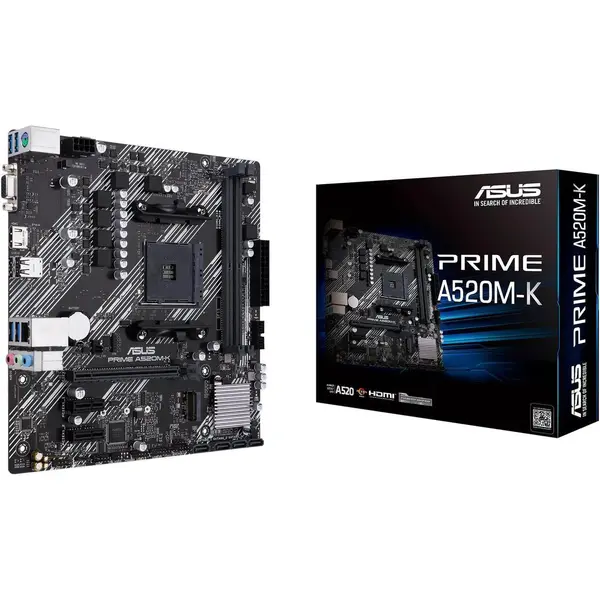 Asus Prime A520M-K AMD AM4 DDR4 MicroATX Motherboard