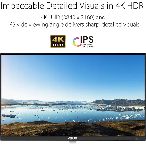 ASUS ProArt Display PA279CV 27-inch IPS, 4K UHD Professional Monitor - 60Hz, 100% sRGB, 100% Rec. 709, Color Accuracy ΔE < 2, Ergonomic Stand