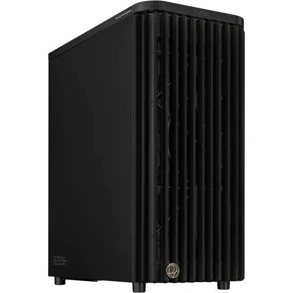 ASUS ProArt PA401 Wood Edition ATX PC Case Metal Panel, 2x 160mm Pre-Installed Fans, Wooden Front Panel