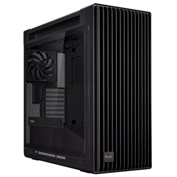 ASUS ProArt PA602 E-ATX Full-Tower PC Case, Pre-Installed 1x 140mm and 2x 200mm Fans, Front Panel IR Dust Indicator, Power Lock Latch
