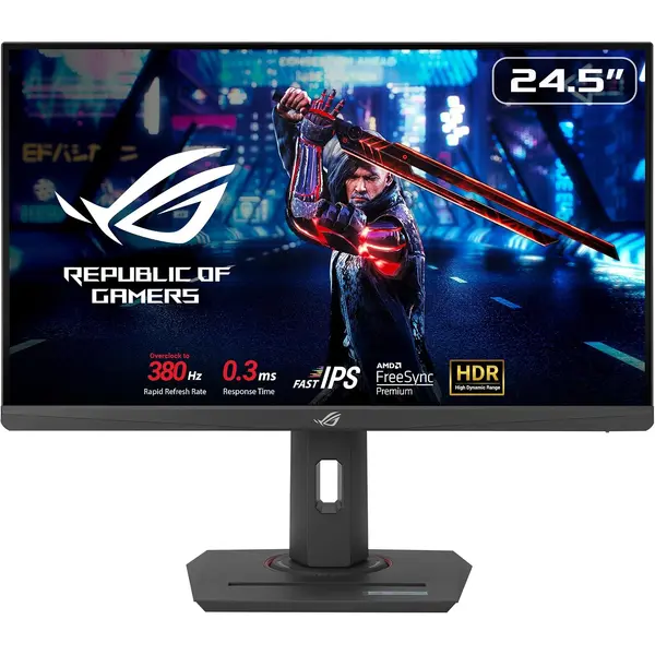Asus ROG Strix XG259QNS eSports Gaming Monitor — 24.5 Inch FHD (1920 x 1080), 380 Hz (OC), Fast IPS, 1 ms GTG (0.3 ms minimum), HDR, DisplayWidget Center