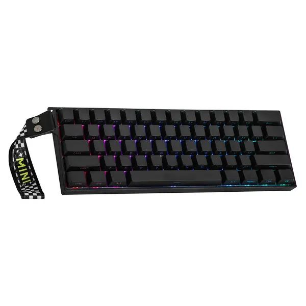 Aula MINI60 HE PRO Wireless Gaming Keyboard, 60%, Tri-Mode - BT, 2.4G, Wired, Hall Effect, Rapid Trigger, Side-Printed Keycaps, Stormrise Magnetic Switch, 8000Hz Polling, RGB Hot Swappable, Black