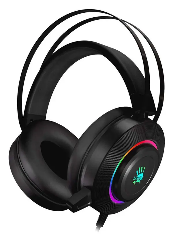 Bloody G521 Virtual 7.1 Surround Sound RGB Gaming Headset - Black