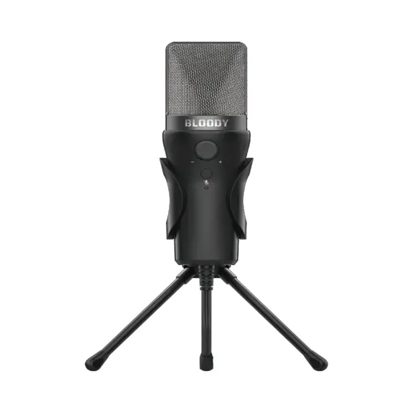 Bloody GM20 USB Gaming Microphone - High-Definition Microphone - Cardioid Pickup Pattern - Built-in Pop Filter