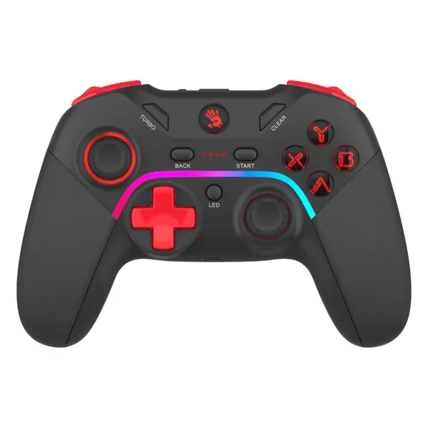 Bloody GPW70 2.4G Wireless & Wired RGB Gaming Controller - Sports Black