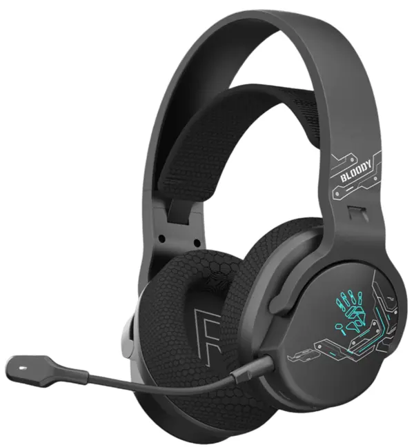 Bloody GR370 All-in-One Wireless & Wired Gaming Headset - Black