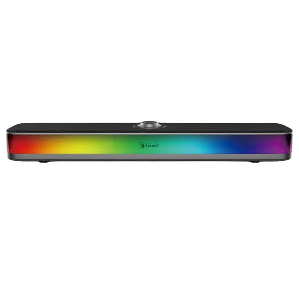 Bloody S10 Bluetooth RGB Gaming Soundbar | Bluetooth V5.3, USB Wired and 5W*2 - Black