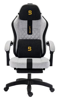 Boost Surge Pro Fabric Gaming Chair - Black/Grey