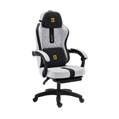 Boost Surge Pro Fabric Gaming Chair - Black/Grey
