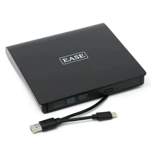 Ease EOD5U3C External DVD Writer, USB 3.0 and Type-C Support