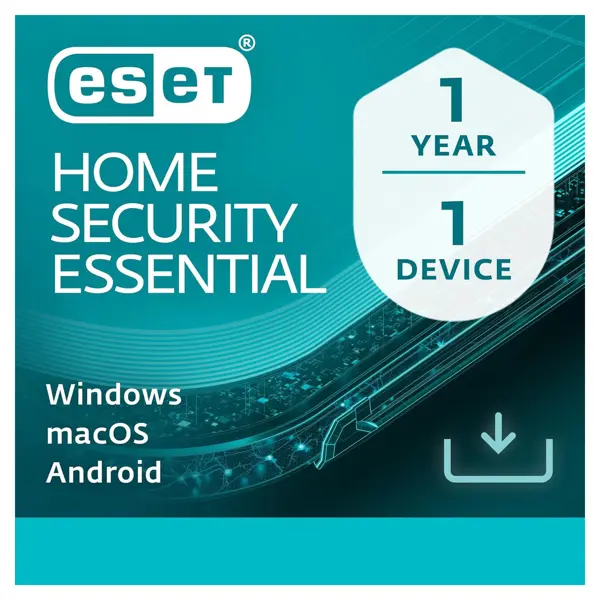 ESET Home Security Essential Antivirus - 1 Device - 1 Year