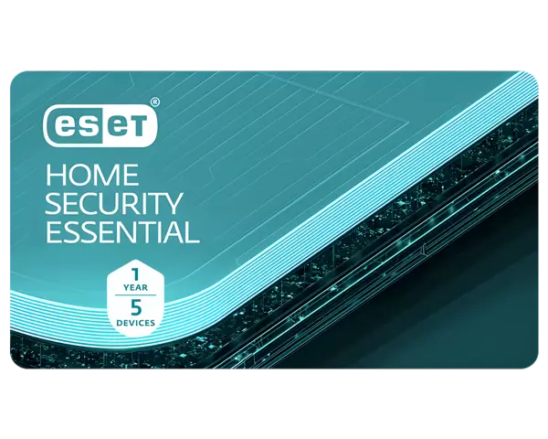ESET Home Security Essential Antivirus - 5 Device - 1 Year