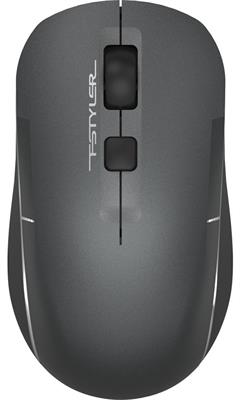A4Tech FB26CS Air2 - Bluetooth and 2.4G Wireless Mouse | Smoky Grey