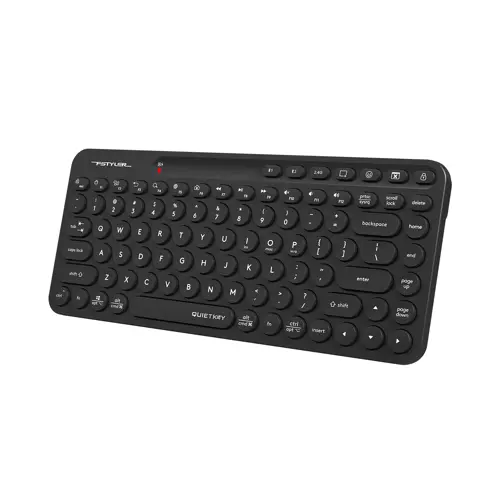 A4Tech Fstyler FBK36C AS Bluetooth & 2.4G Rechargeable Keyboard - Black