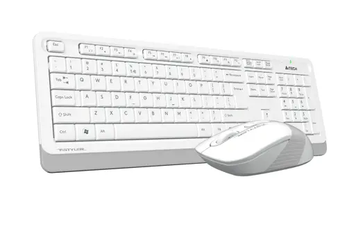 A4Tech Fstyler FG1010S 2.4G Wireless Keyboard & Mouse Combo - White