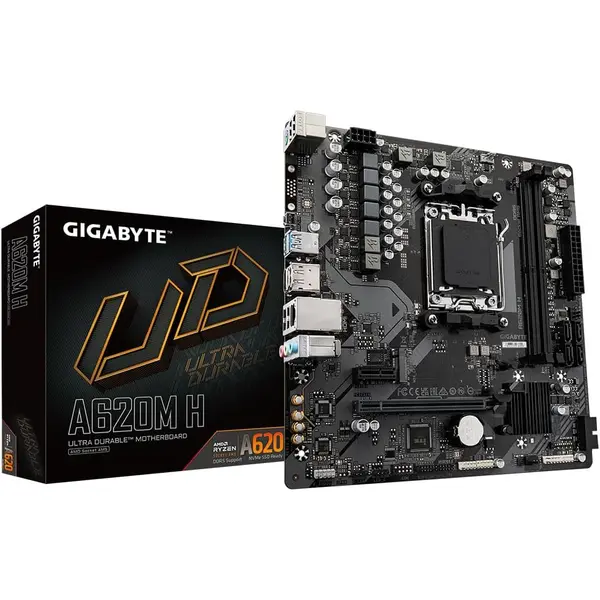Gigabyte A620M H AMD AM5 DDR5 MicroATX Motherboard