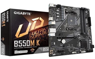 Gigabyte B550M-K AMD AM4 DDR4 MicroATX Motherboard