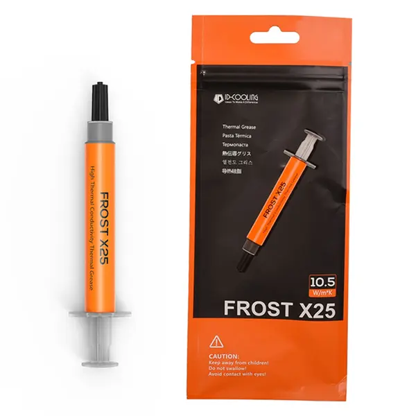 ID-Cooling Frost X25 Thermal Paste - 10.5 W/m-K Thermal Conductivity, 2g