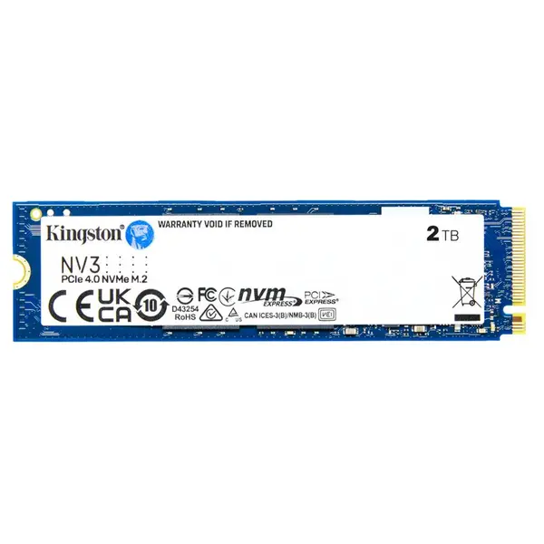 Kingston NV3 2TB NVMe PCIe Gen 4.0 SSD, 6000MB/s PCIe4x4