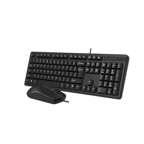 A4Tech KK-3330S Multimedia FN Desktop Keyboard & Mouse | Black