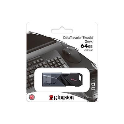 Kingston 64GB DataTraveler Exodia Onyx 3.2 USB Flash Drive