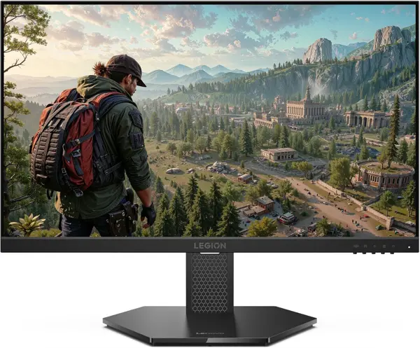 Lenovo Legion 24-10 Gaming Monitor, 23.8" IPS FHD Display, 240Hz, 0.5ms MPRT, AMD FreeSync Premium, HDR10, Ergonomic LTPS Stand