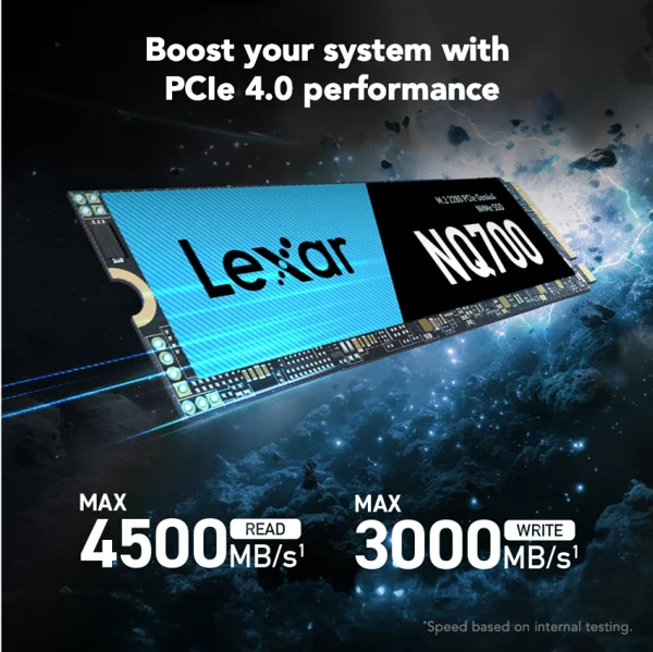 Lexar NQ700 1TB M.2 2280 PCIe Gen4x4 NVMe Solid State Drive