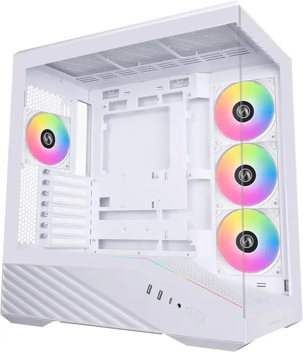 Lian Li Vector V100R ATX Mid-Tower with Tempered Glass, ARGB Strip, 4x ARGB Fans Pre-Installed