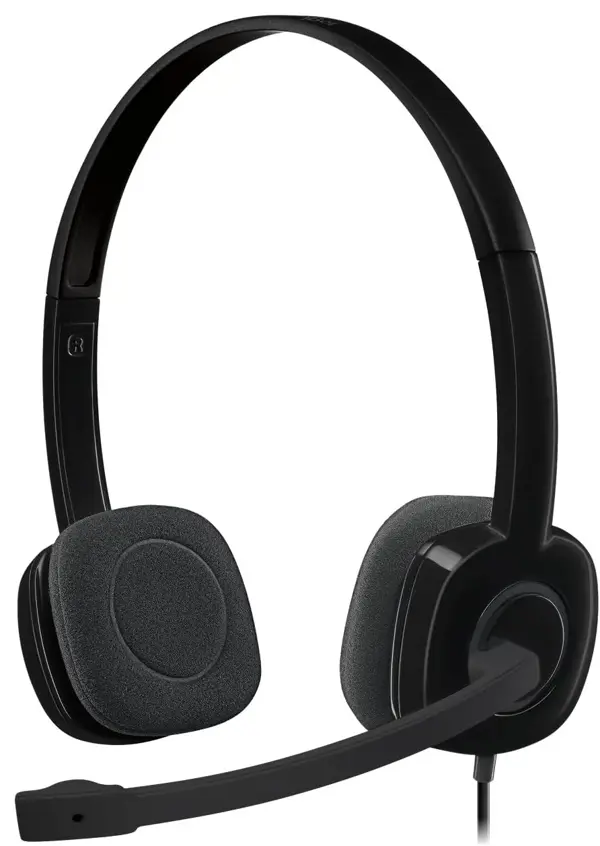 Logitech H151 Stereo Headset - Black